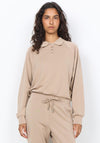 Soyaconcept Banu Long Sleeve Top, Beige