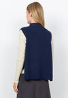 Soyaconcept Orlean Tie Side Knit Vest, Navy