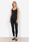 Soyaconcept Pylle Basic Scoop Neck Cami, Black