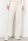 Soyaconcept Banu Straight Leg Jersey Trousers, Cream