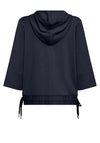 Soyaconcept Banu Short Sleeve Drawstring Jacket, Navy