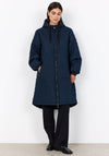 Soyaconcept Fenya Quilted long Coat, Navy