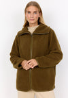 Soyaconcept Onyx Full Zip Fleece, Green