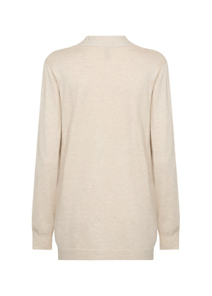 Soya Concept Dollie Long Sleeve Cardigan, Cream