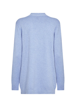 Soya Concept Dollie Long Sleeve Cardigan, Blue