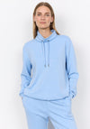Soyaconcept Banu Funnel Neck Sweatshirt, Blue