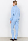 Soyaconcept Banu Funnel Neck Sweatshirt, Blue