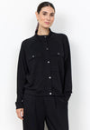 Soyaconcept Banu Jersey Funnel Neck Jacket, Black