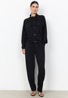 Soyaconcept Banu Jersey Funnel Neck Jacket, Black