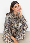 Soyaconcept Owena Leopard Print Jacket, Beige