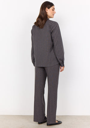 Soyaconcept Olivine Pinstripe Shirt, Grey