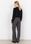 Soyaconcept Olivine Pinstripe Tapered Trousers, Grey