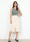 Soyaconcept Erna Midi Skirt, Cream