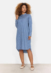 Soyaconcept Dilys Striped Shirt Dress, Medium Blue