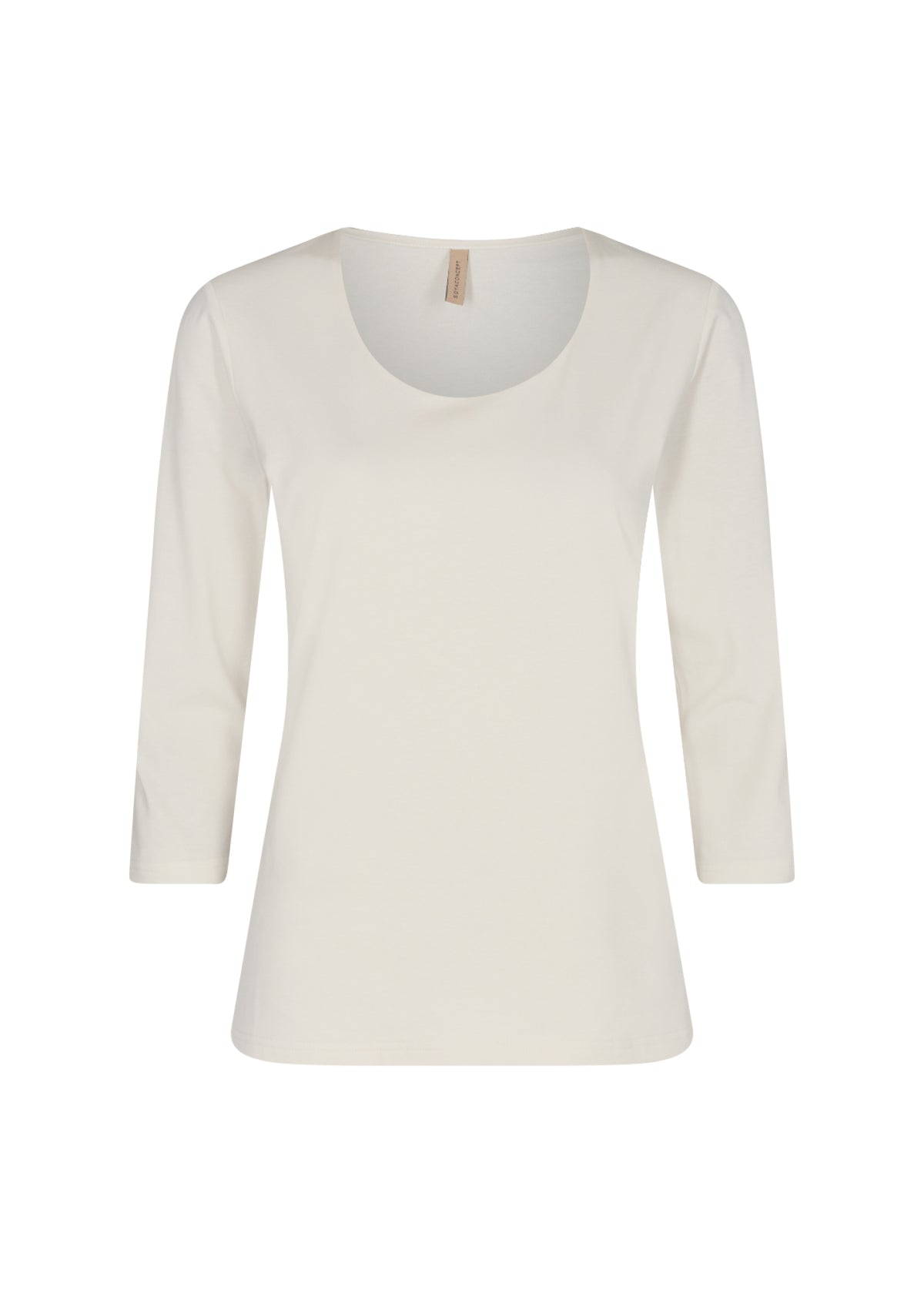 Soya Concept Pylle Round Neck Jumper, Cream