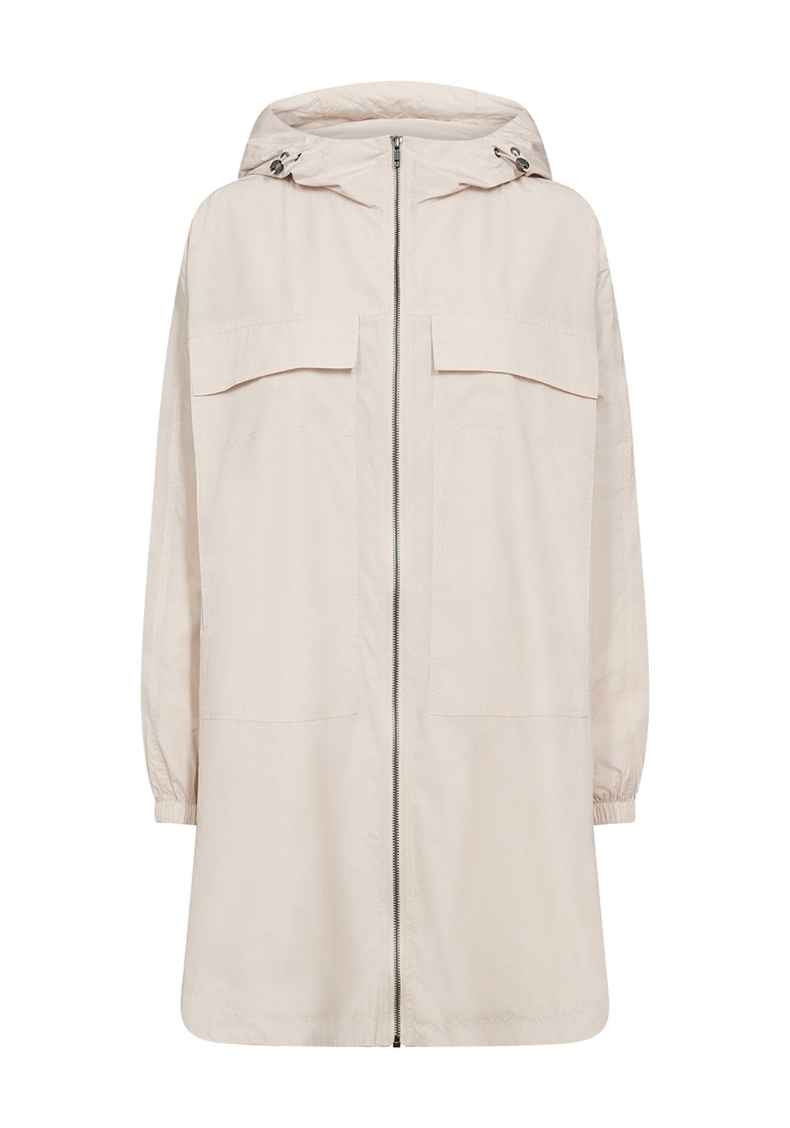 Soyaconcept Polenka Zipped Lightweight Jacket, Cream