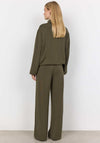 Soyaconcept Banu Polo Neck Sweatshirt, Green