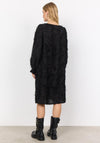 Soyaconcept Nadia Feathered Dress, Black