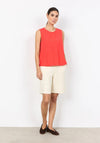 Soyaconcept Sleeveless Racerback Top, Red