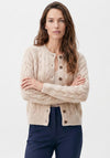 Soyaconcept Heida Cable Knit Cardigan, Beige