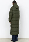 Soyaconcept Sorine Long Puffer Coat, Green