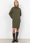 Soya Concept Banu Scuba Roll Neck Dress, Green