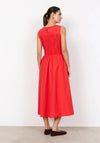 Soyaconcept Netti A-Line Midi Dress, Red