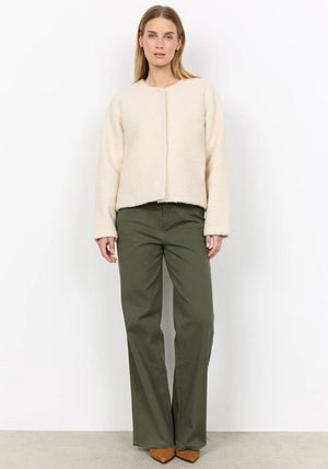 Soyaconcept Shaima Textured Jacket, Cream