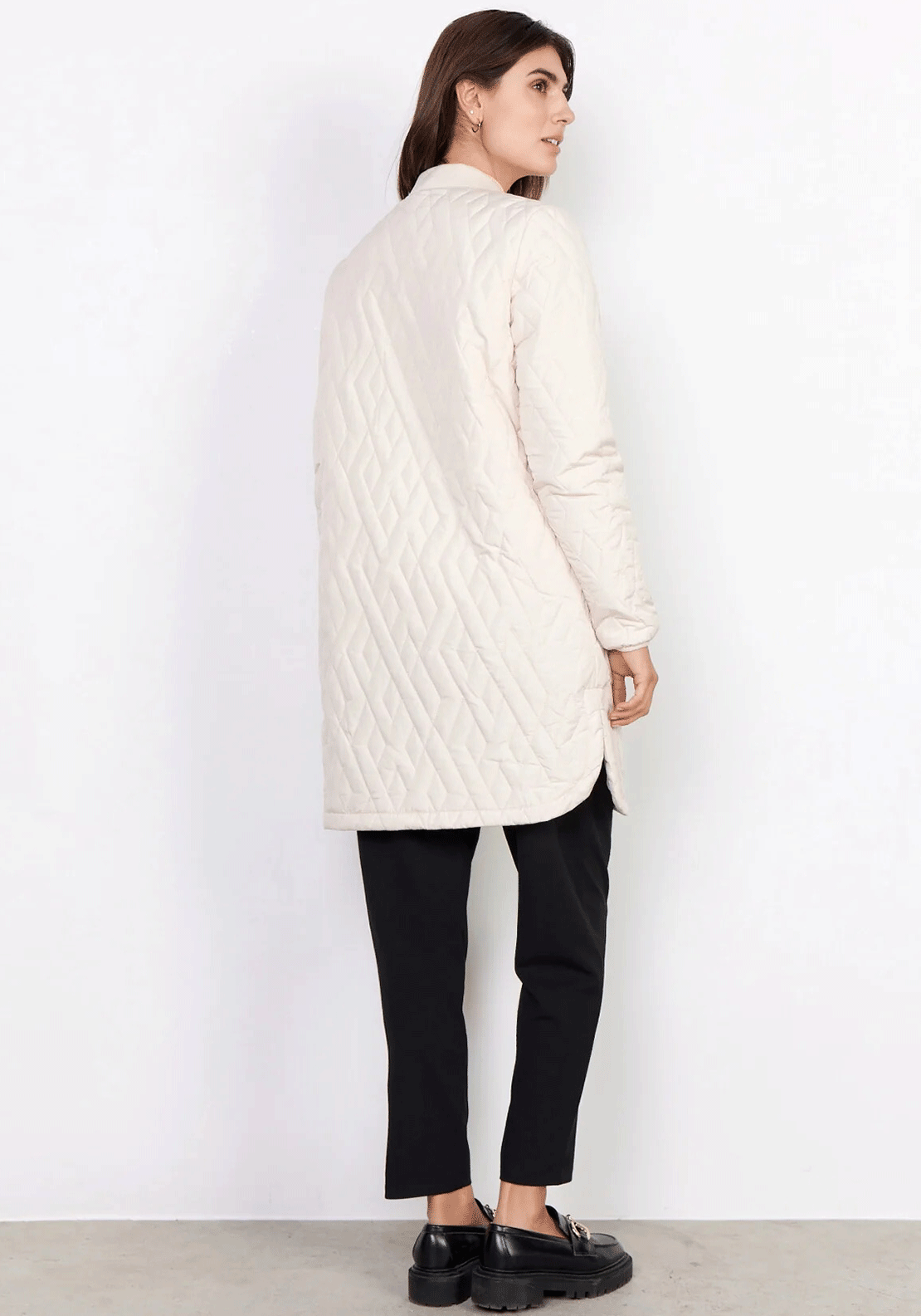 Soyaconcept Fenya Quilted Jacket, Cream