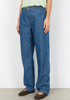 Soyaconcept Caisho Striped Straight Leg Jeans, Blue