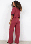 Soyaconcept Banu Wide Leg Joggers, Red
