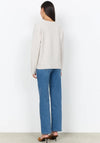 Soyaconcept Orlean V Neck Knit Jumper, Neutral