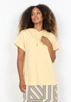 Soyaconcept Short Sleeve Hoodie, Yellow