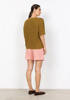 Soyaconcept Knitted V-Neck Jumper, Olive Green
