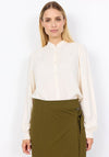 Soyaconcept Radia Frill Neck Blouse, Cream