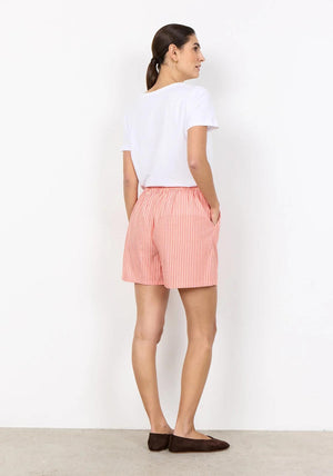 Soyaconcept Felice Striped Shorts, Pink