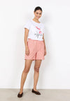 Soyaconcept Felice Striped Shorts, Pink