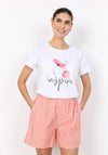 Soyaconcept Felice Striped Shorts, Pink
