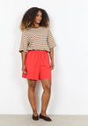 Soyaconcept Cissie Elasticated Shorts, Red