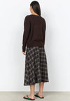 Soyaconcept Orlean V Neck Knit Jumper, Brown