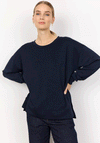 Soyaconcept Banu Soft Touch Sweatshirt, Navy