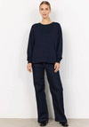 Soyaconcept Banu Soft Touch Sweatshirt, Navy