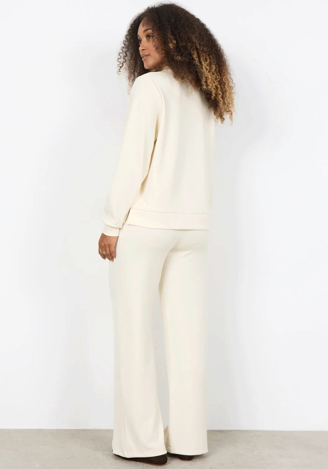 Soyaconcept Banu Collar Sweatshirt, Cream