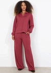 Soyaconcept Banu Collar Sweatshirt, Red