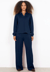 Soyaconcept Banu Collar Sweatshirt, Navy