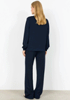Soyaconcept Banu Floral Embroidered Sweatshirt, Navy