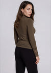 Soyaconcept Marica Lace Detail Top, Green