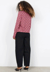 Soyaconcept Felicity Printed Jersey Blouse, Berry Pink