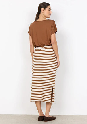 Soyaconcept Braided Detail T-Shirt, Tan
