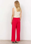 Soyaconcept Banu Casual Straight Leg Jogger Trousers, Red